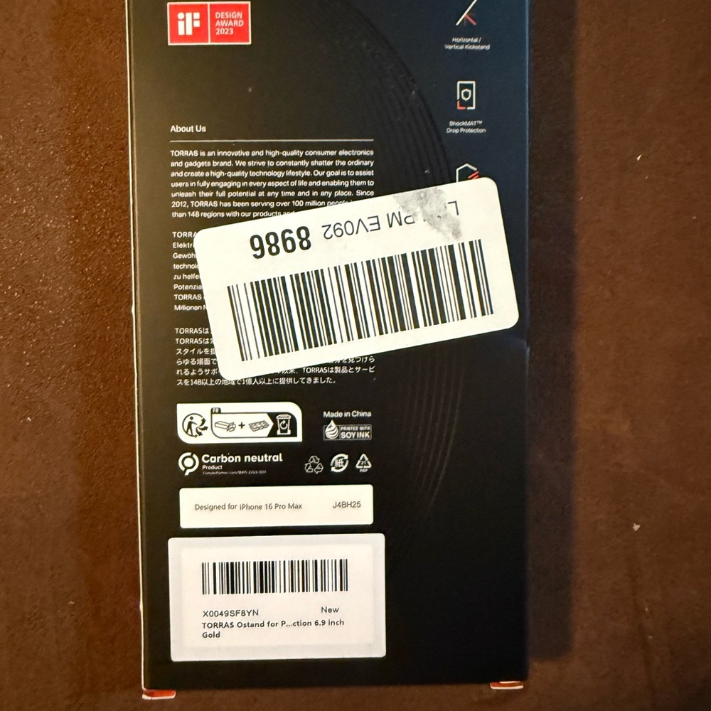 NIB Torras iPhone 16 Pro Max Phone Case 6.9" Rose Gold Mag Safe Translucent - Picture 6 of 6